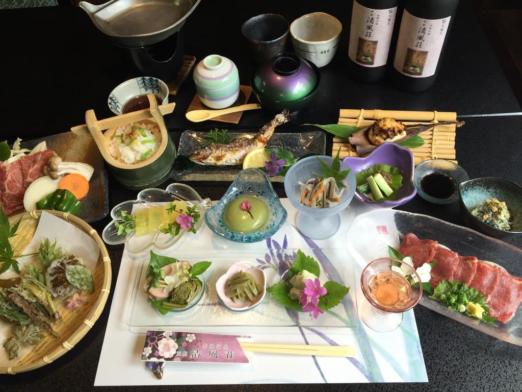 Seifusou Hotel Yufu Bagian luar foto